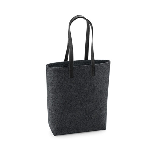Filztasche mit Lederriemen – Bild 2